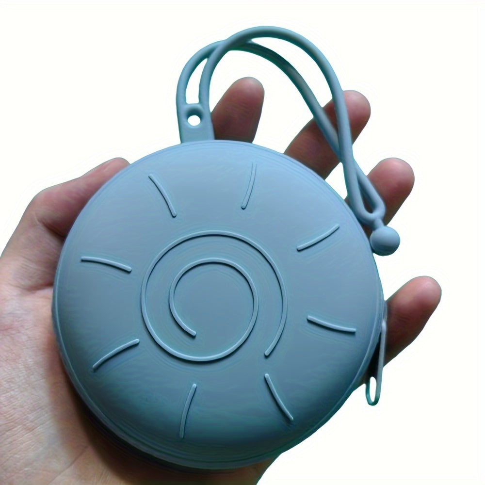 Baby Silicone Pacifier Storage Bag Waterproof BPA-Free Reusable Travel Case for Baby Pacifiers