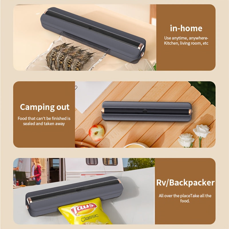 Kuchli tortishish, aqlli boshqaruv paneli, 1800mAh batareya bilan portativ USB qayta zaryadlanadigan vakuum yopishtiruvchi - oshxona va tabiatda sayohat uchun ajoyib, turli sumka o'lchamlari bilan ishlaydi.