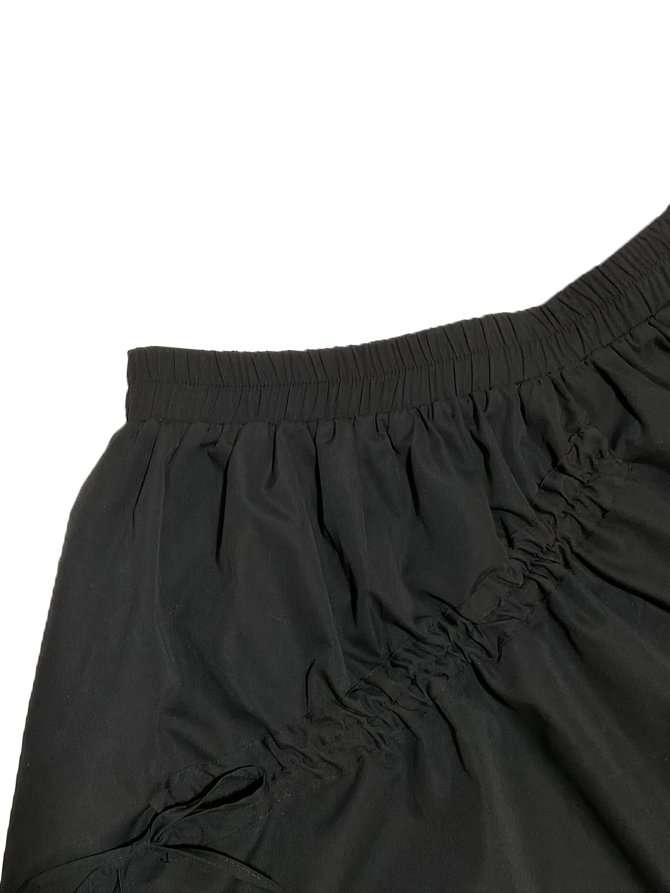 Bej Cargo A-chiziq yubkasi, cho'zilmaydigan nylondan, kengaygan, kundalik, bahor, yoz, kuz uchun