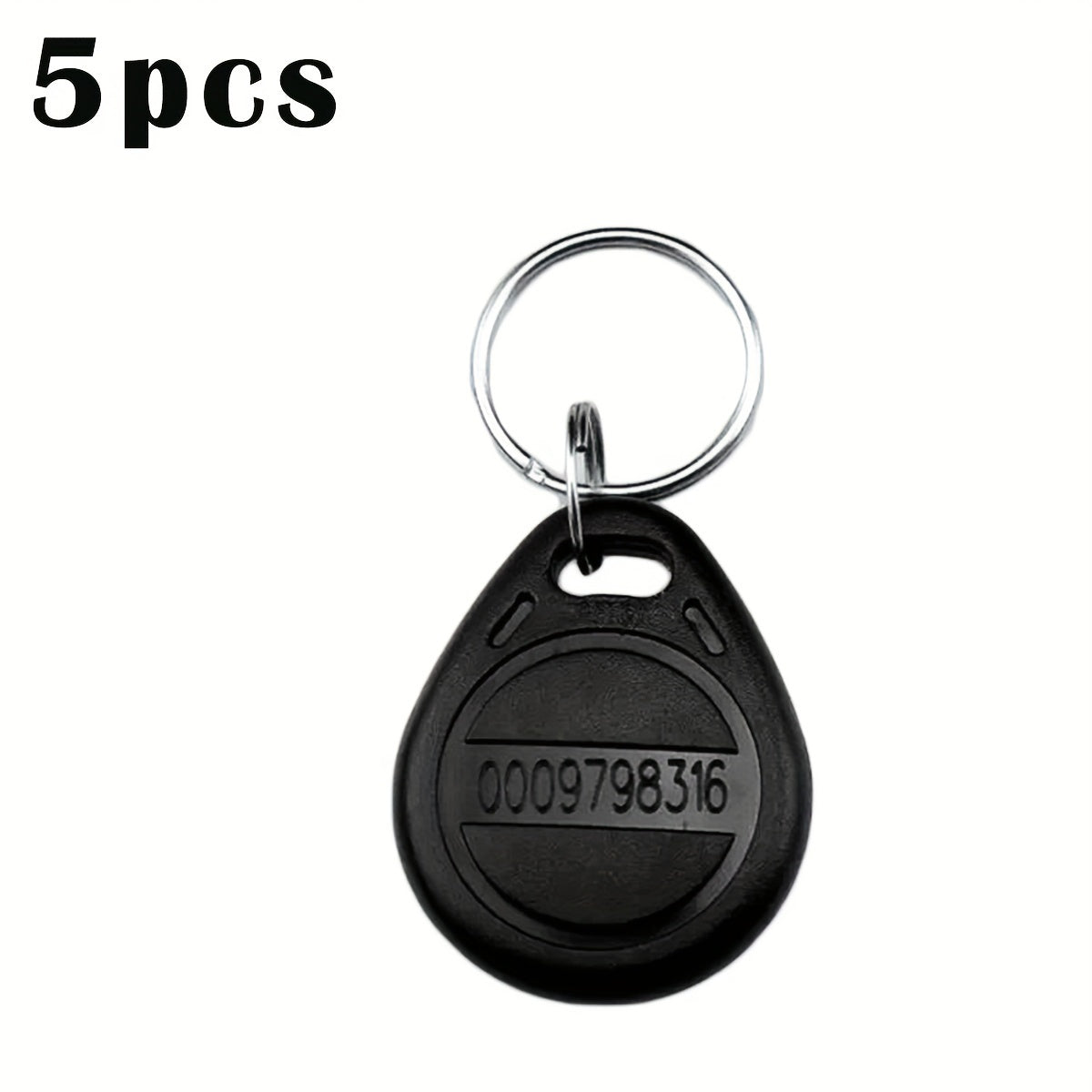 5 RFID Keyfobs 125KHz Read-Only Access Control for Office Security