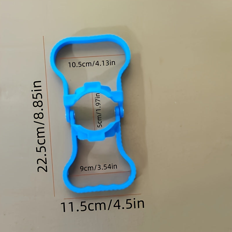 Katta idishlarni oson ko'tarish uchun mustahkam PPSU plastikdan yasalgan ergonomik ikki tutqichli suv idishi tashuvchisi.