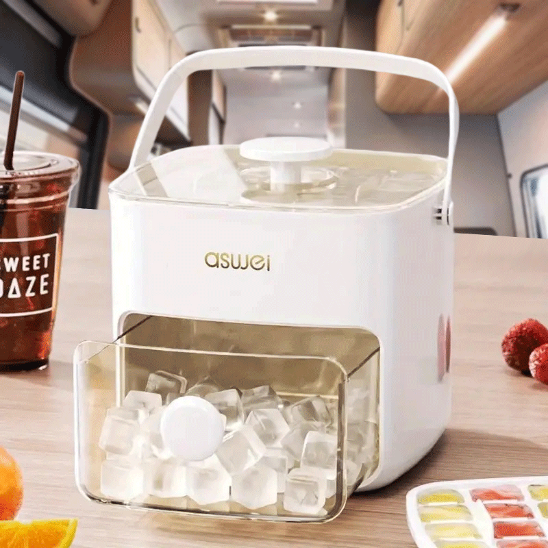 48-Count Manual Ice Maker Double-Layer Durable Large Capacity For Parties