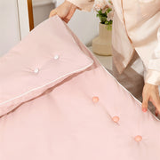 6 dona ko‘k non-slip yostiq ushlagichlari, yostiq va qoplamalar uchun yostiq tutgichlar