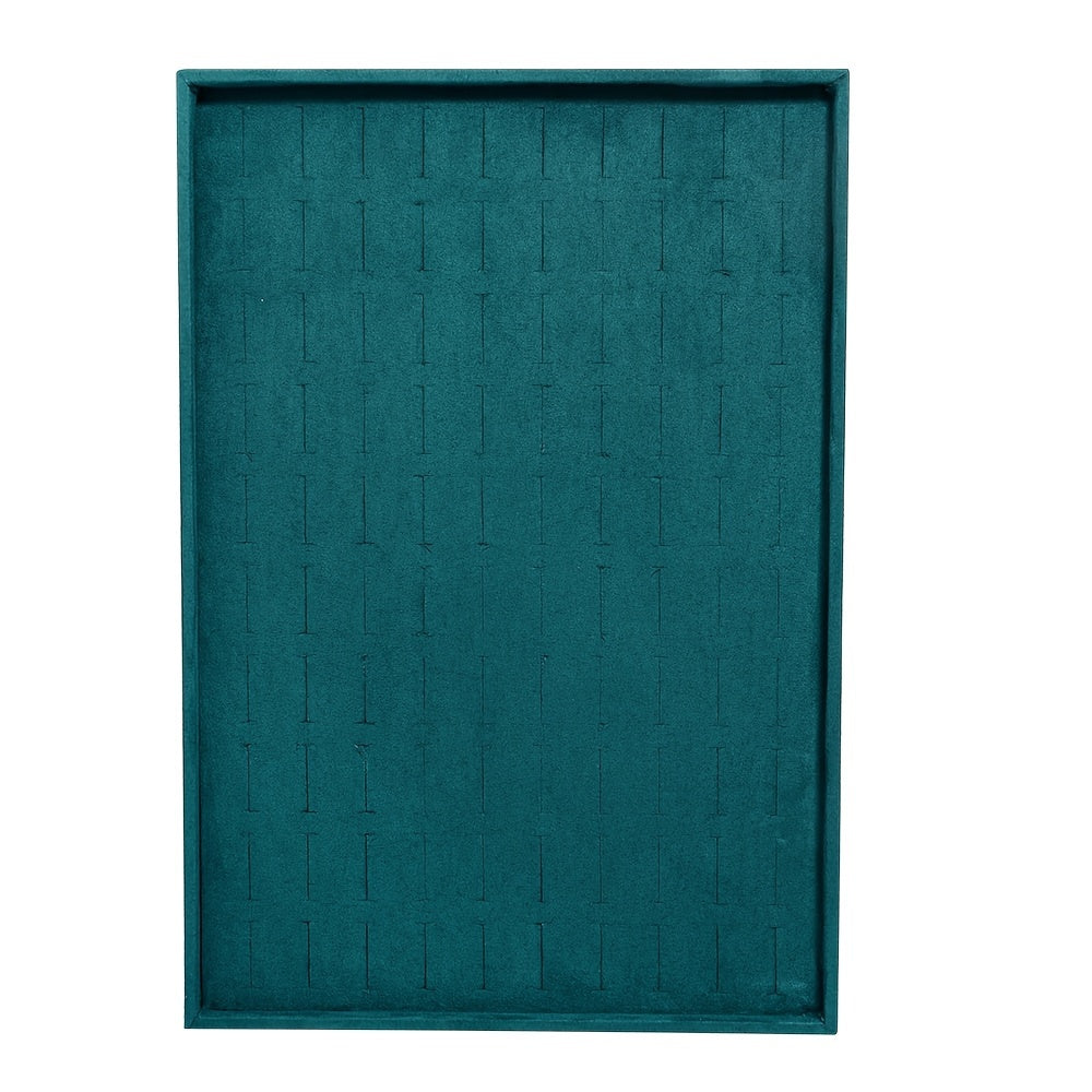 Velvet Jewelry Display Tray for Rings Earrings and Studs Organizer Storage