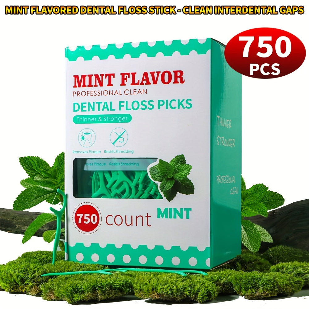 Dental Floss Sticks Mint Flavor 750/300/150/50 Pieces Oral Hygiene