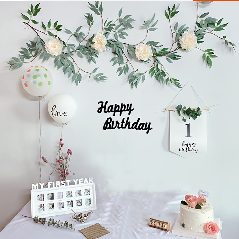 Baby Milestone Frame 12 Months Photo Sign for First Birthday Halloween Thanksgiving Christmas