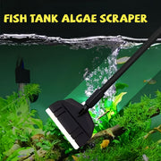 Aquarium Glass Scraper with Stainless Steel Blade and PP Handle for Algae Removal