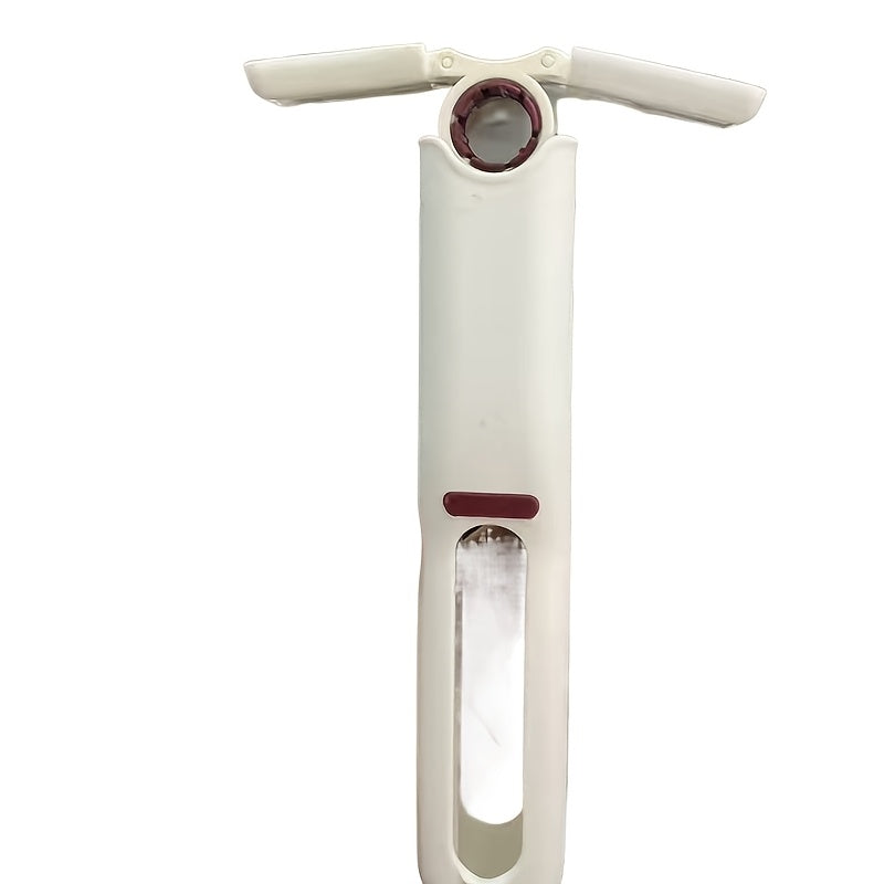 Mini Self-Squeezing Mop for Wet Dry Cleaning, Portable, Reusable Pads