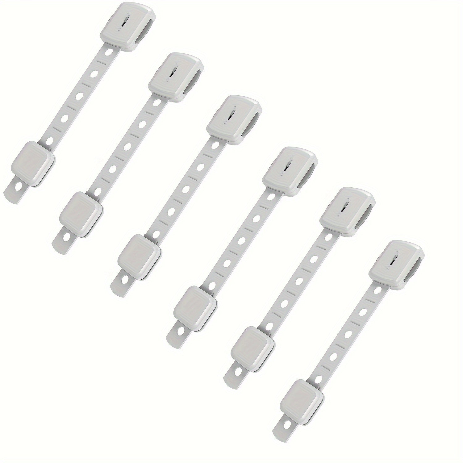 Multifunctional Safety Locks Set of 4 6 8 or 10 No Drilling Adjustable for Cabinets Drawers Refrigerator Dishwasher Toilet