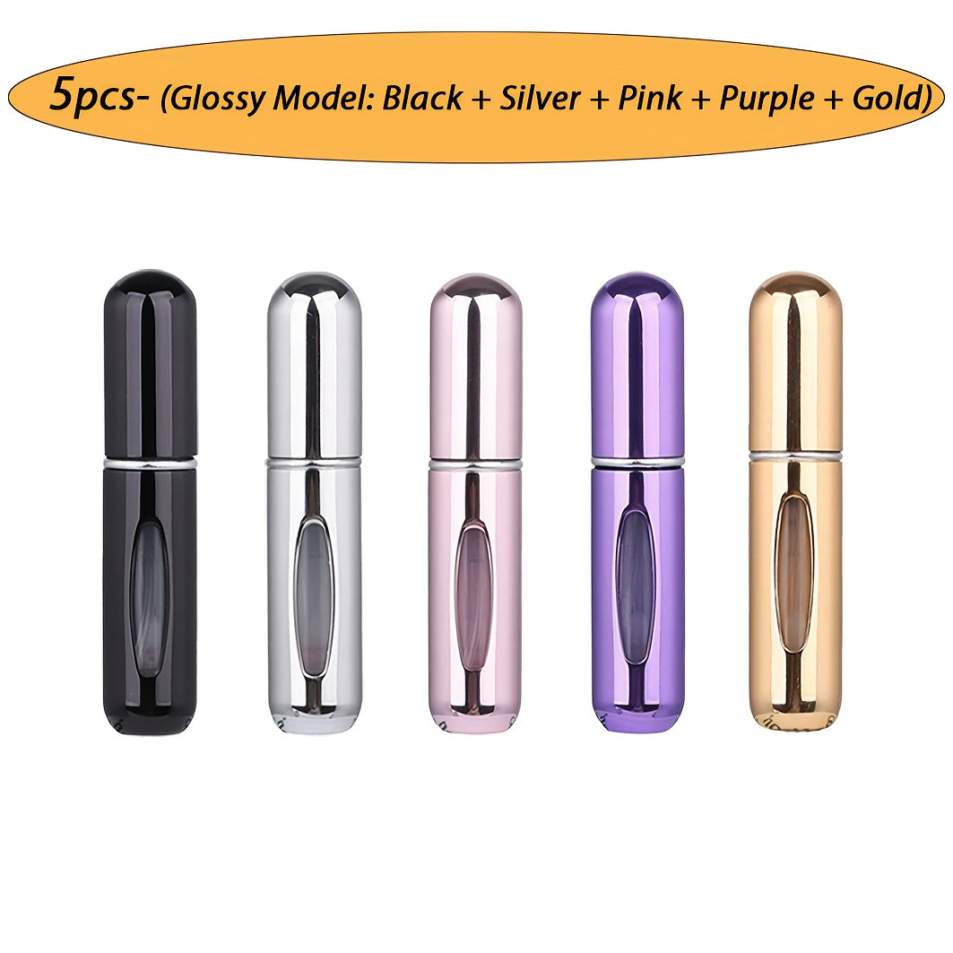 Refillable 5ml Perfume Atomizer Bottle for Travel and Gifts for Men and Women