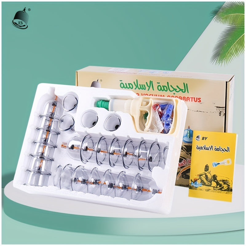 24 dona magnitli kuping to'plami sog'liq va salomatlik uchun, elektrsiz qalin stakanlar