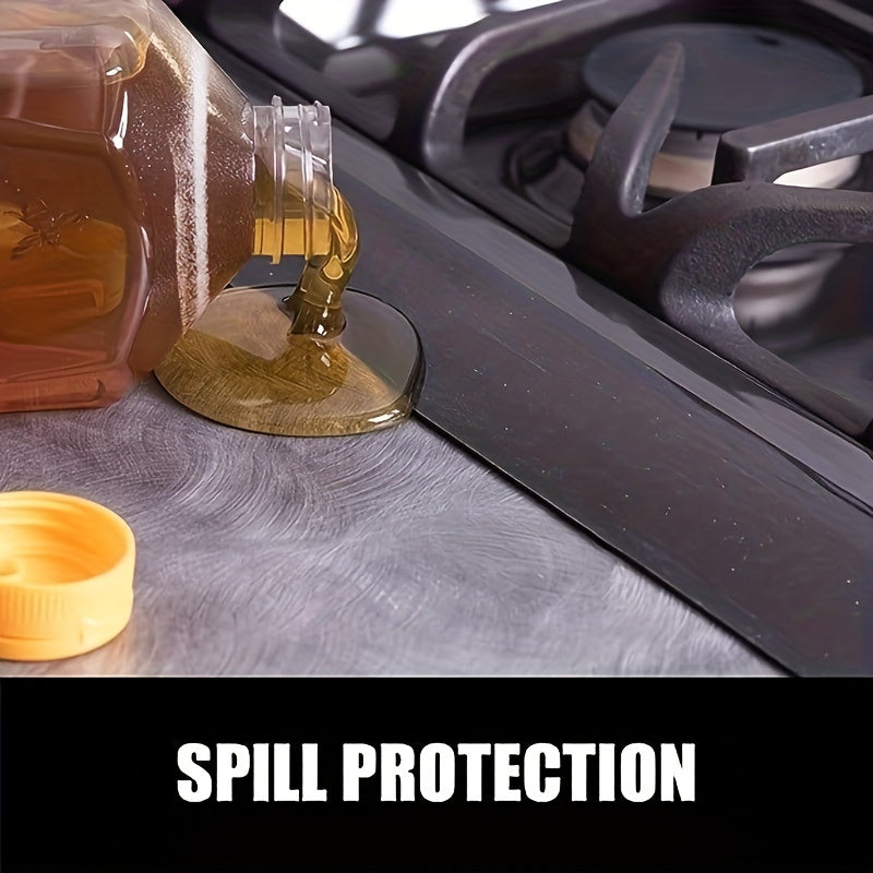 [Eng yaxshi tanlov] Pechka hisoblagichi bo'shlig'ini yopish - Bu moslashuvchan va issiqlikka chidamli qopqoq tozalash oson va asboblar, mebel, pechka, pechlar, kir yuvish mashinalari va quritgichlar o'rtasidagi to'kilgan narsalarni yopish uchun mukammal.