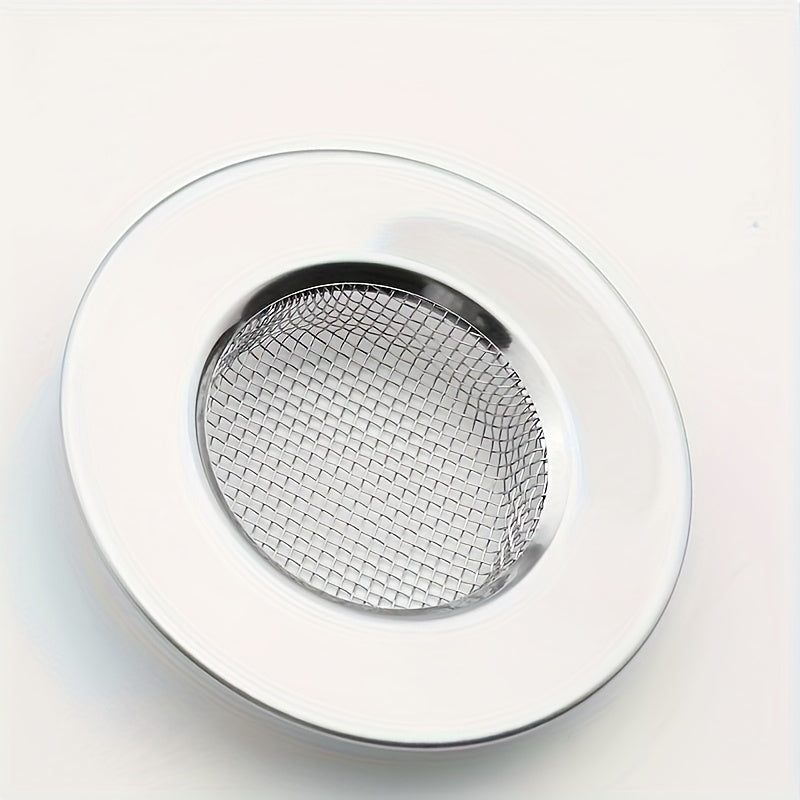 Nodir po'latdan yasalgan lavabolar uchun drenaj filtr to'plami, uy va hammom uchun to'siqni oldini oluvchi filtr, oziq-ovqat va soch tutuvchi dumaloq drenaj to'sig'i