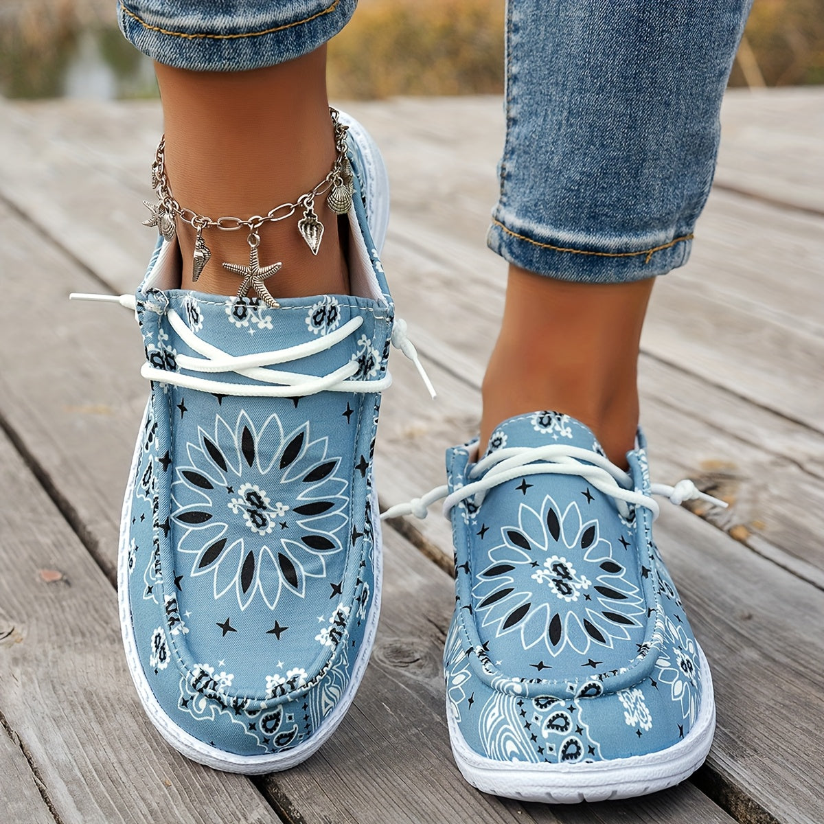 Women’s Slip-On Loafers Casual Summer Shoes Multicolor Lightweight EVA All-Season