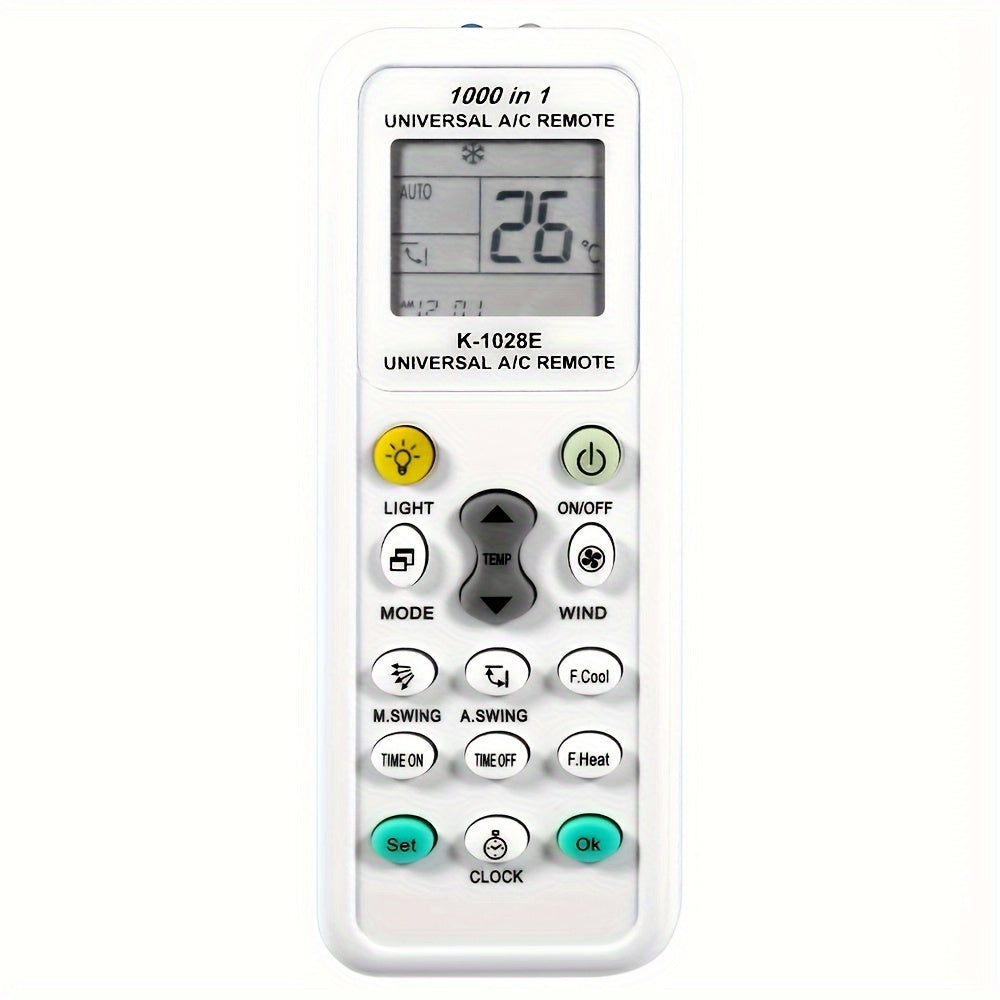 Universal Air Conditioner Remote Control 1000 in 1 Compatible with Most AC Units