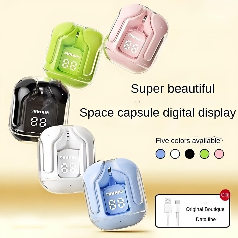 Wireless In-Ear Headphones with Long Battery Life Noise Isolation for Sports and Travel