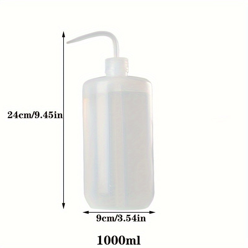 Juego de regadera de plástico para suculentas y plantas en maceta con boquilla curva