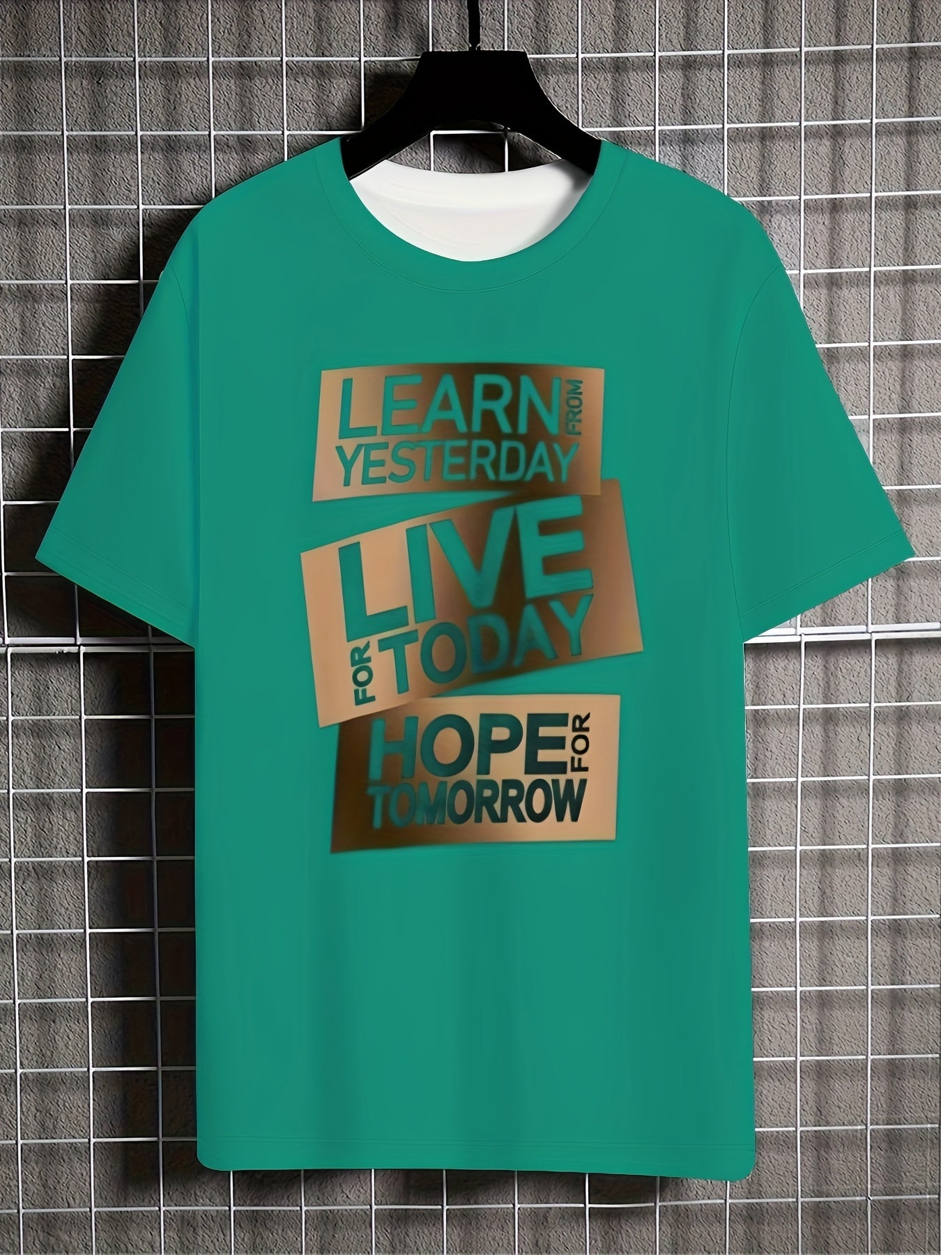 Plus-Size Women's Short Sleeve T-Shirt with Letter Prints Casual Sports Top