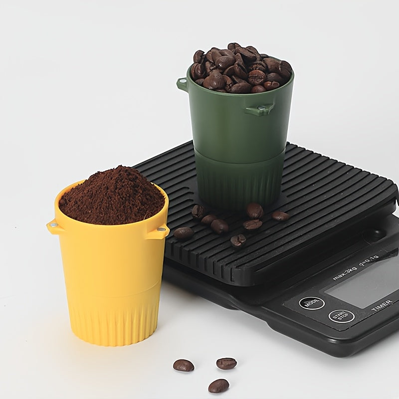 Durable ABS Coffee Powder Cup for Espresso Machines with Weighing and Aroma Functions