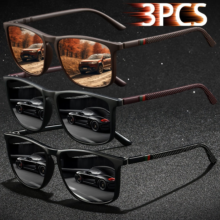 Erkaklar va ayollar uchun vintage chiziqli kvadrat moda ko'zoynaklari, haydash, baliq ovlash, sayohat va ta'til uchun hashamatli dizayner ko'zoynaklari. Tropik plyaj ta'tili pastel ranglarida klassik to'rtburchakli uslub.