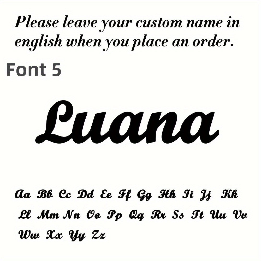 Personalized Cuban Name Necklace Handcrafted Nameplate Jewelry for Men and Dad