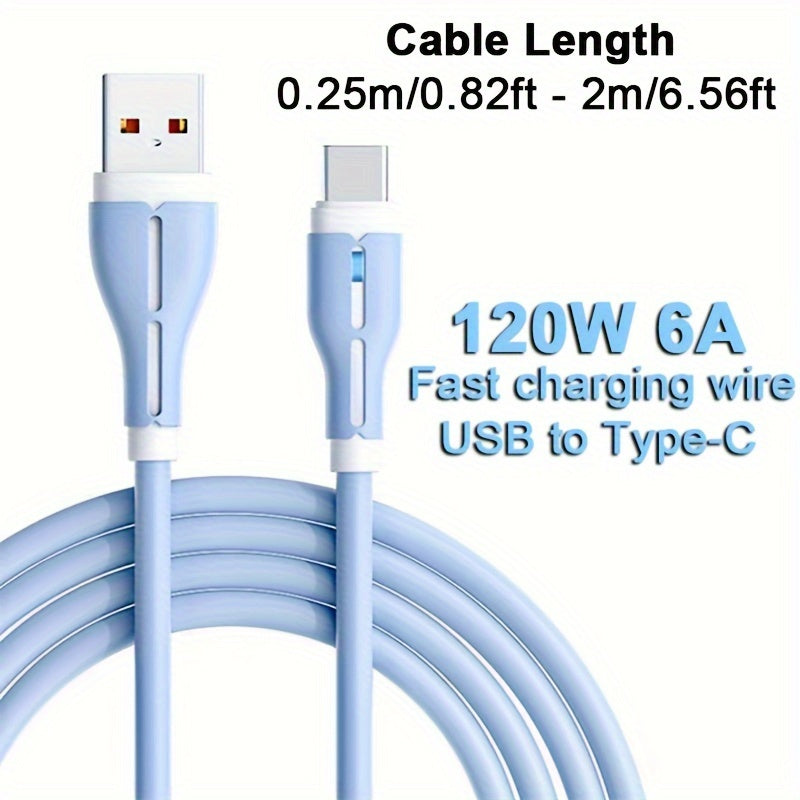 Fast Charging USB C Cable for Mobile Phones Data Transfer High-Speed Durable