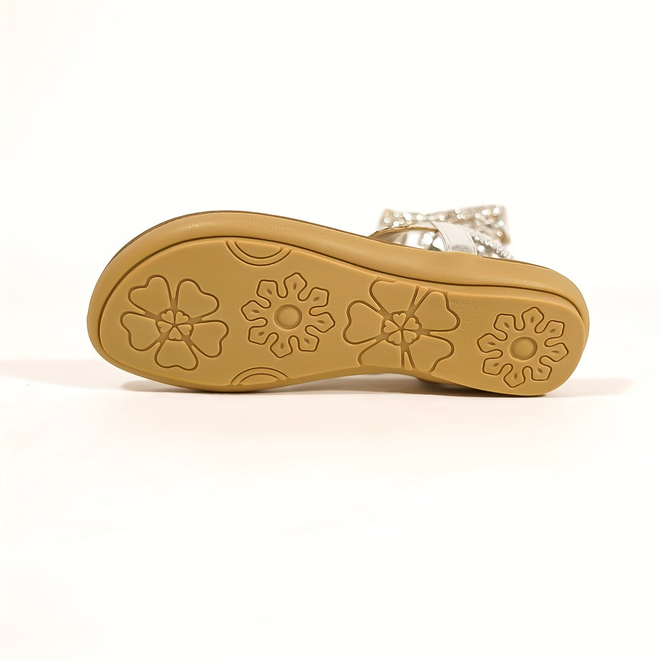 Sandalias planas de pedrería para mujer estilo boho sandalias abiertas con punta