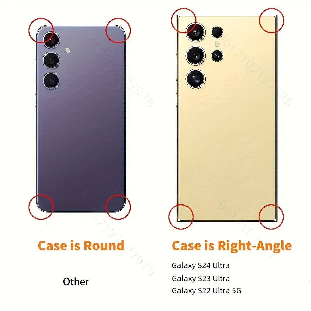 Luxury Matte 2-in-1 Armor Phone Case for Samsung Galaxy with Camera Cover and Swivel Ring