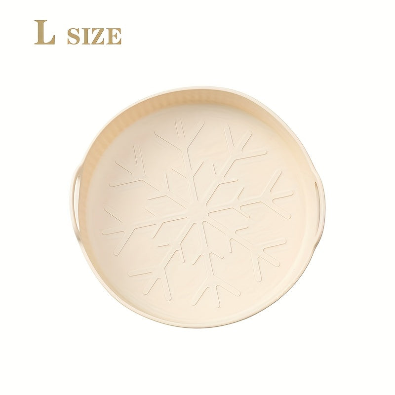 9-Inch Silicone Air Fryer Liner Reusable Non-Stick Heat-Resistant Baking Tray