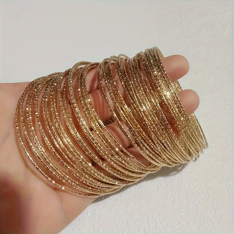 Women’s Gold Star-Shaped Bracelets Set for Daily Wear or Gift