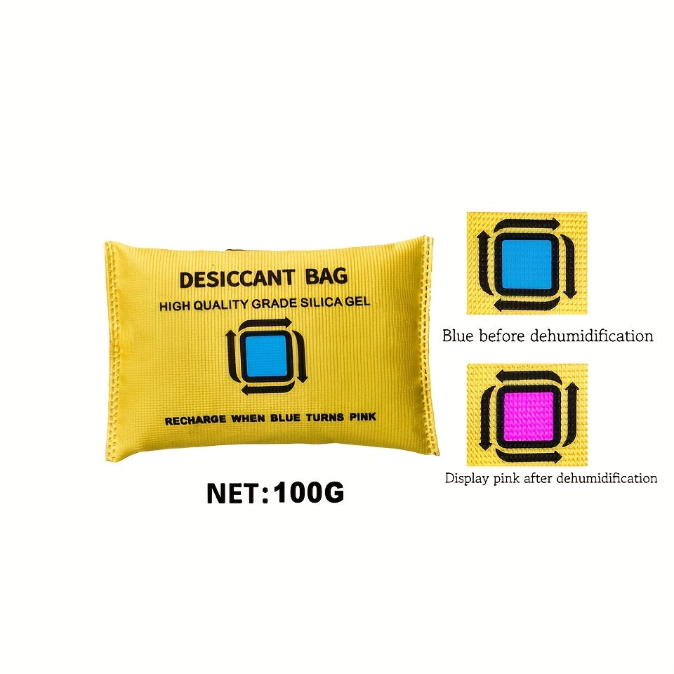 Bolsa reutilizable de silicona para deshumidificación de coche 100g Absorbedor de humedad para vehículo