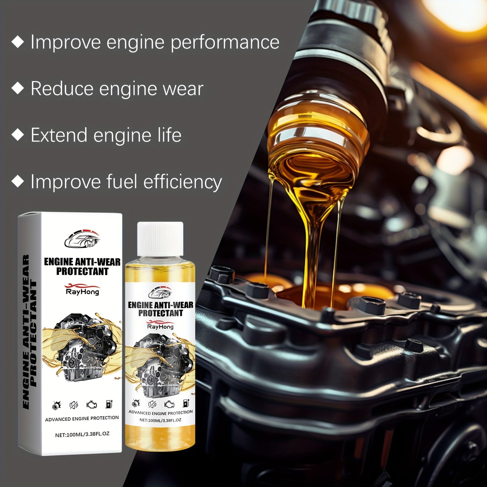 Engine Anti-Wear Protector Car Maintenance Rust Prevention Formula