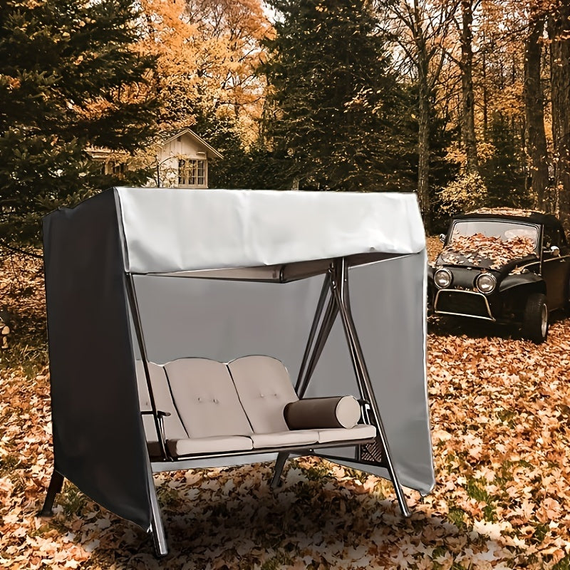 Сохраните вашу уличную качелю в безопасности с помощью этого водонепроницаемого чехла, разработанного для 3-местной качели. Идеально подходит для садовых, террасных, патио и дворовых качелей.