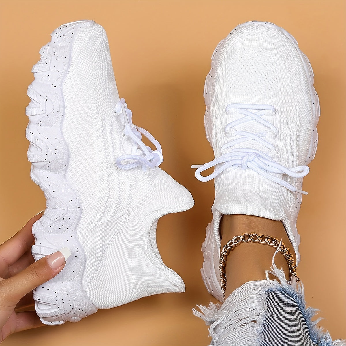 Women's Casual Sneakers Low Top Slip-On Shoes Non-Slip Rubber Sole