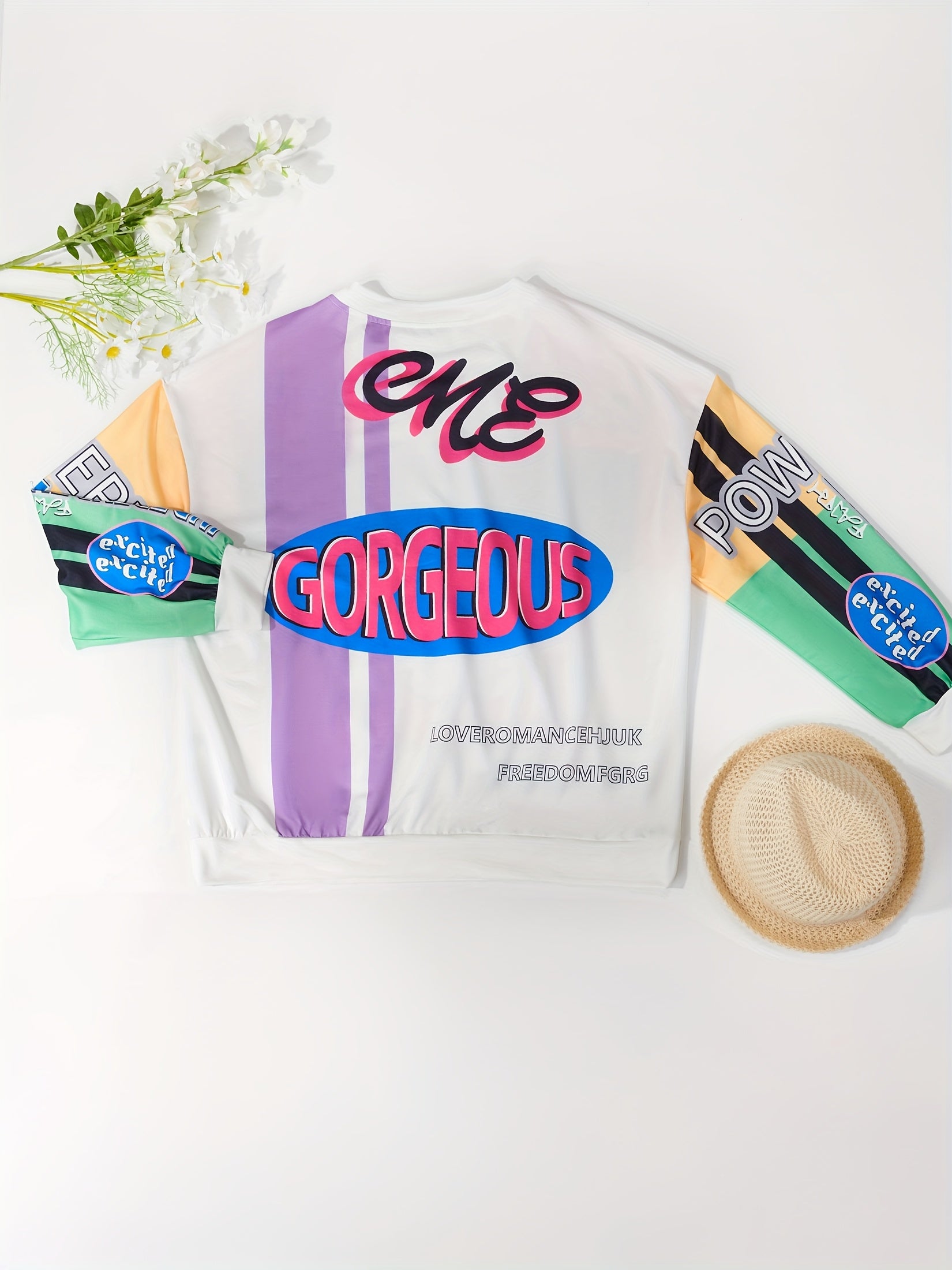 Удлинённая толстовка оверсайз для женщин plus size в стиле streetwear, повседневная толстовка