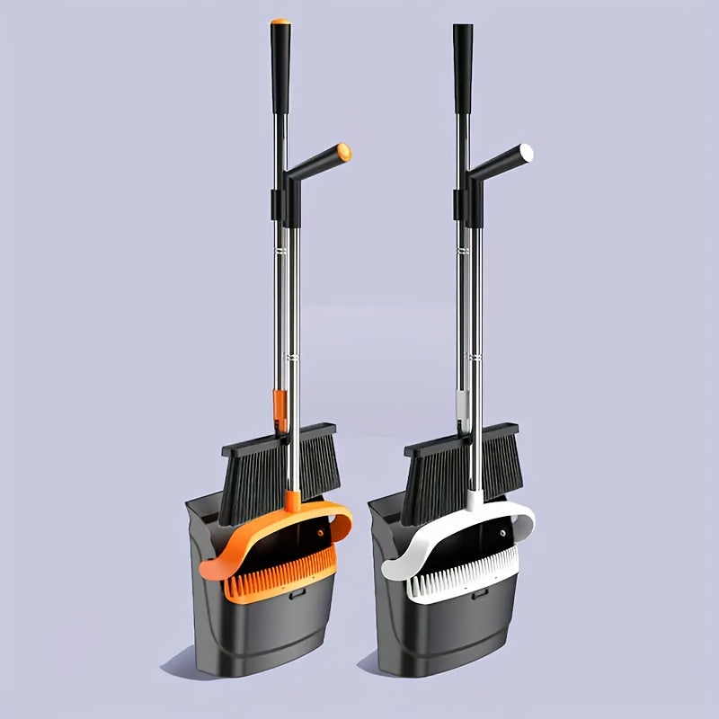 Cleaning Supplies Broom and Dustpan Set for Home and Office, Durable and Creative Design