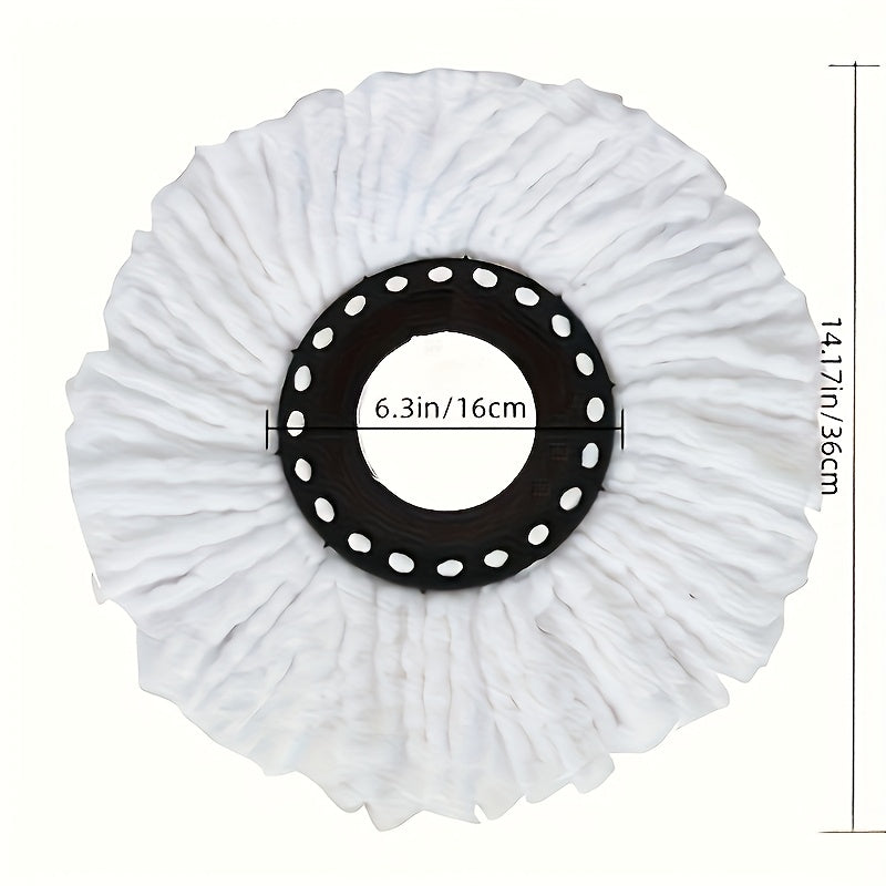 Aylanuvchi mopu uchun almashtirish boshliqlari, 3 ta to'plam. Ushbu 360° aylanuvchi mop boshliqlari polni tozalash uchun mo'ljallangan, quruq va nam mop matolari ham kiritilgan. Tozalash oson va tozalash vositalaringizga zarur qo'shimcha.