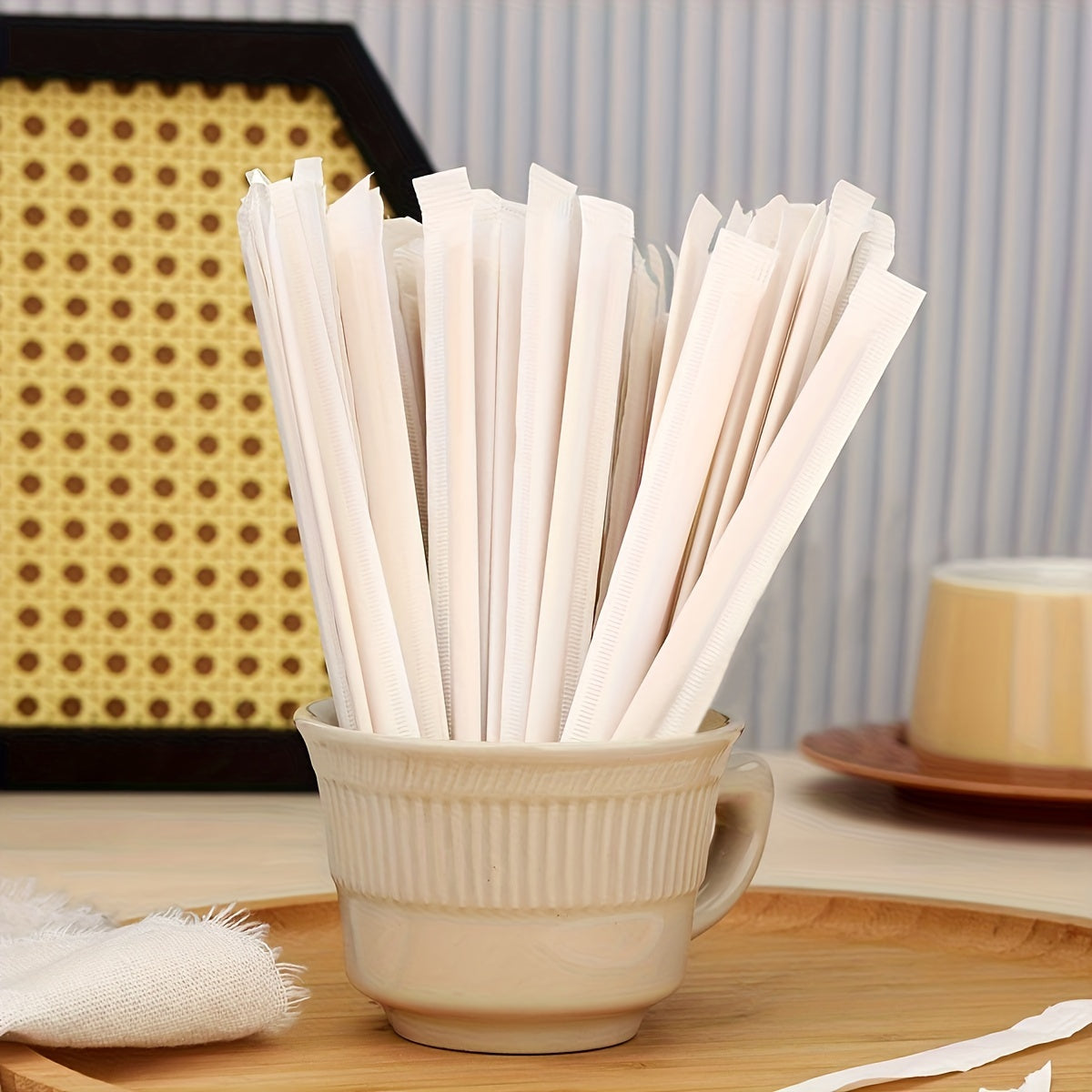 Disposable Coffee Stirrers Biodegradable Wooden Sticks for Beverages Tea Pack of 50 or 100