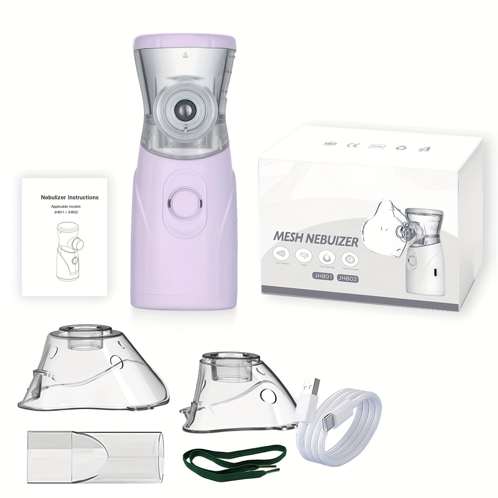 Portable Handheld Humidifier with Deep Cleansing and Moisturizing USB Rechargeable 400mAh