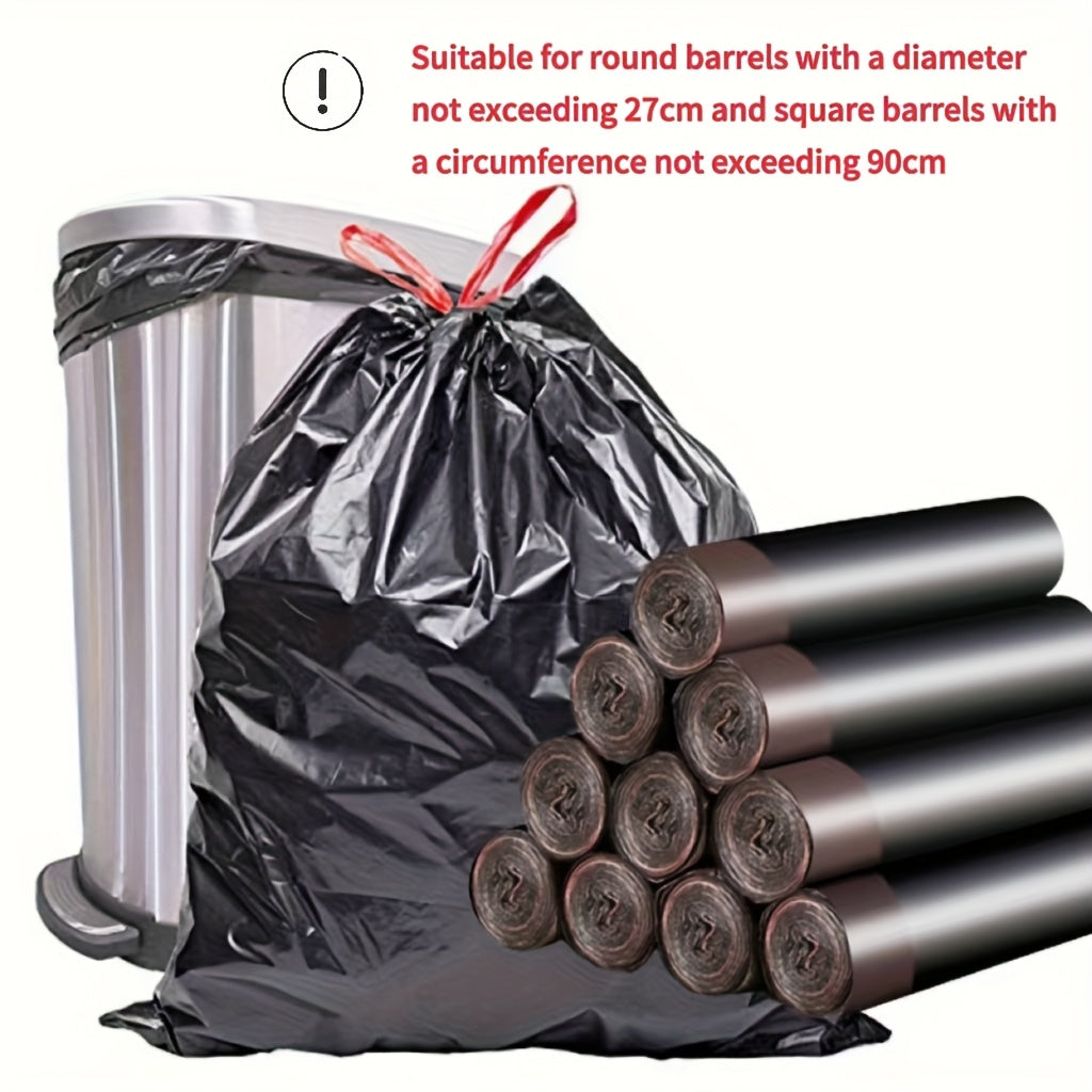 Katta 35-gallonli og'ir yuk ko'taruvchi qora axlat qoplari - Uy, mehmonxonalar va supermarketlar uchun ideal, barglar va axlat uchun ajoyib