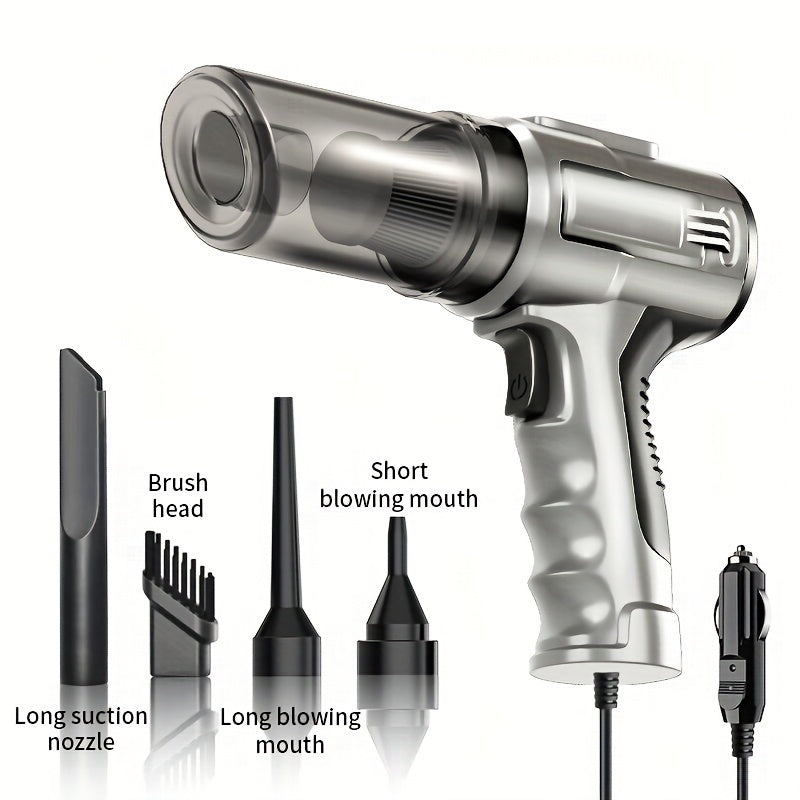 Handheld Car Vacuum Cleaner 12V Wired Mini Dust Cleaner with Powerful Suction