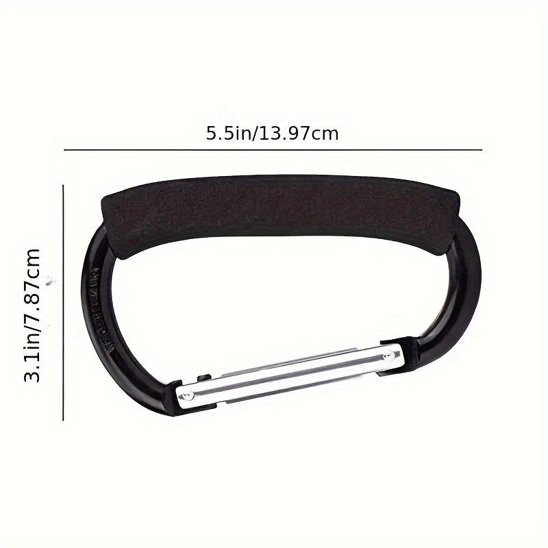 Aluminum Alloy Stroller Hook with EVA Handle for Grocery Shopping and Accessories