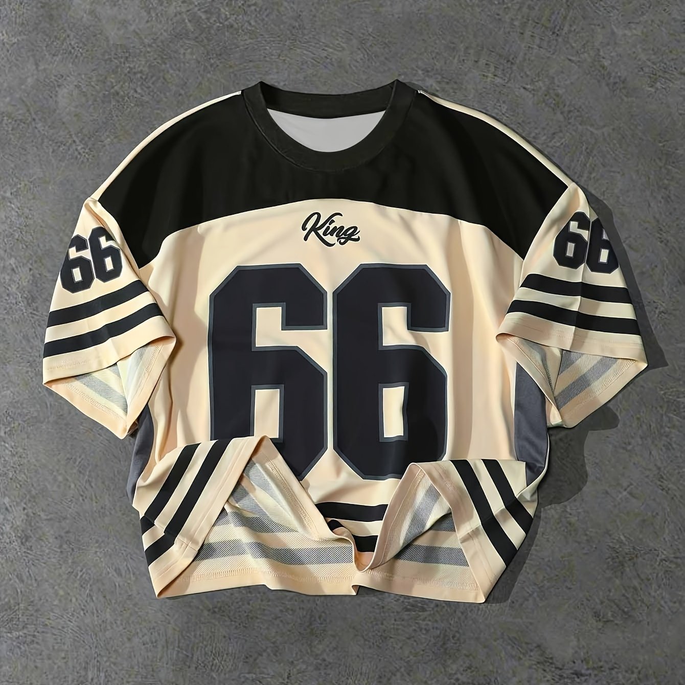 Camiseta gráfica de manga corta casual de poliéster para hombre con estampado para verano