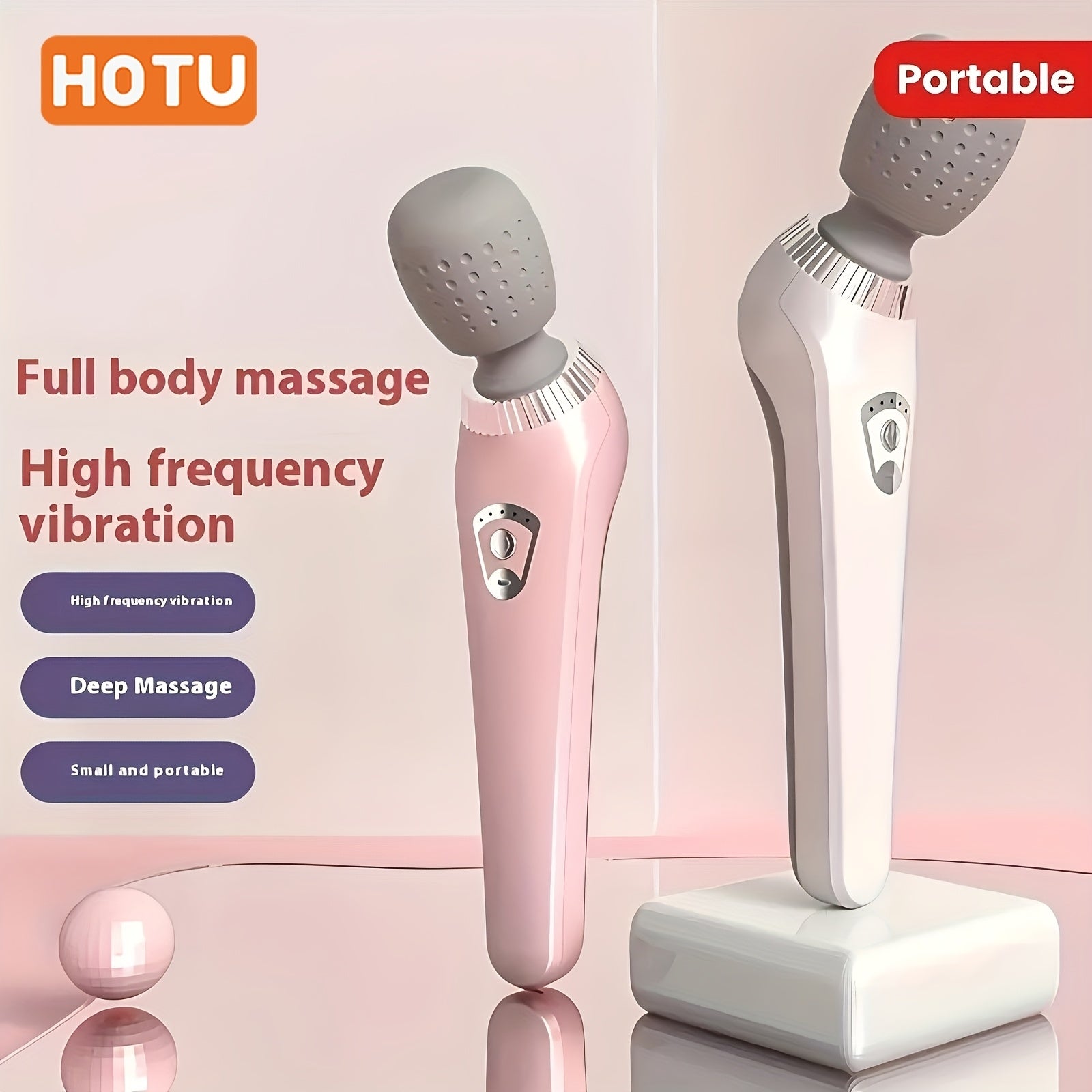 Portable Electric Massage Device for Neck Back Legs Waist USB Rechargeable