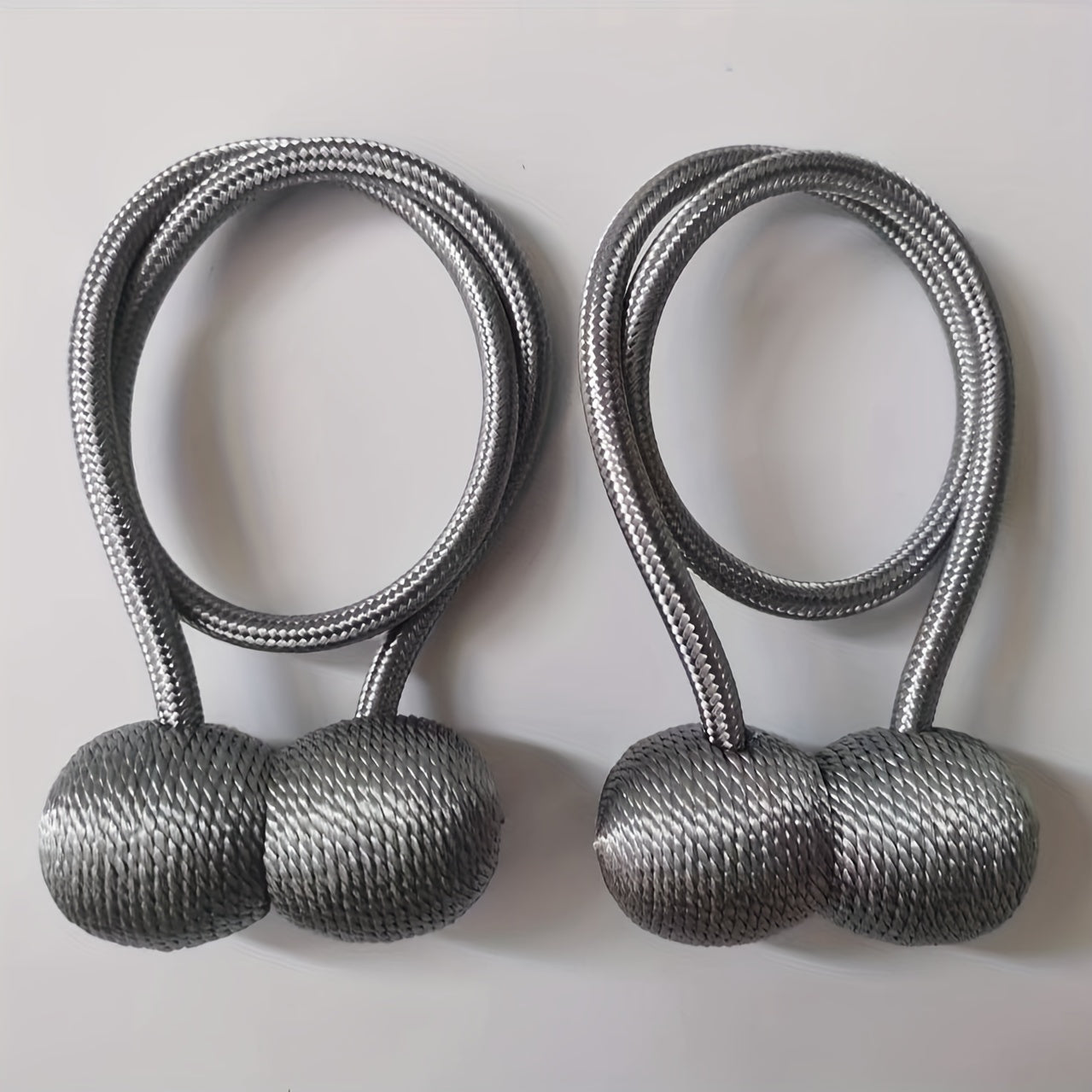 Magnetic Bathroom Shower Curtain Hooks 2 Pack for Easy Installation
