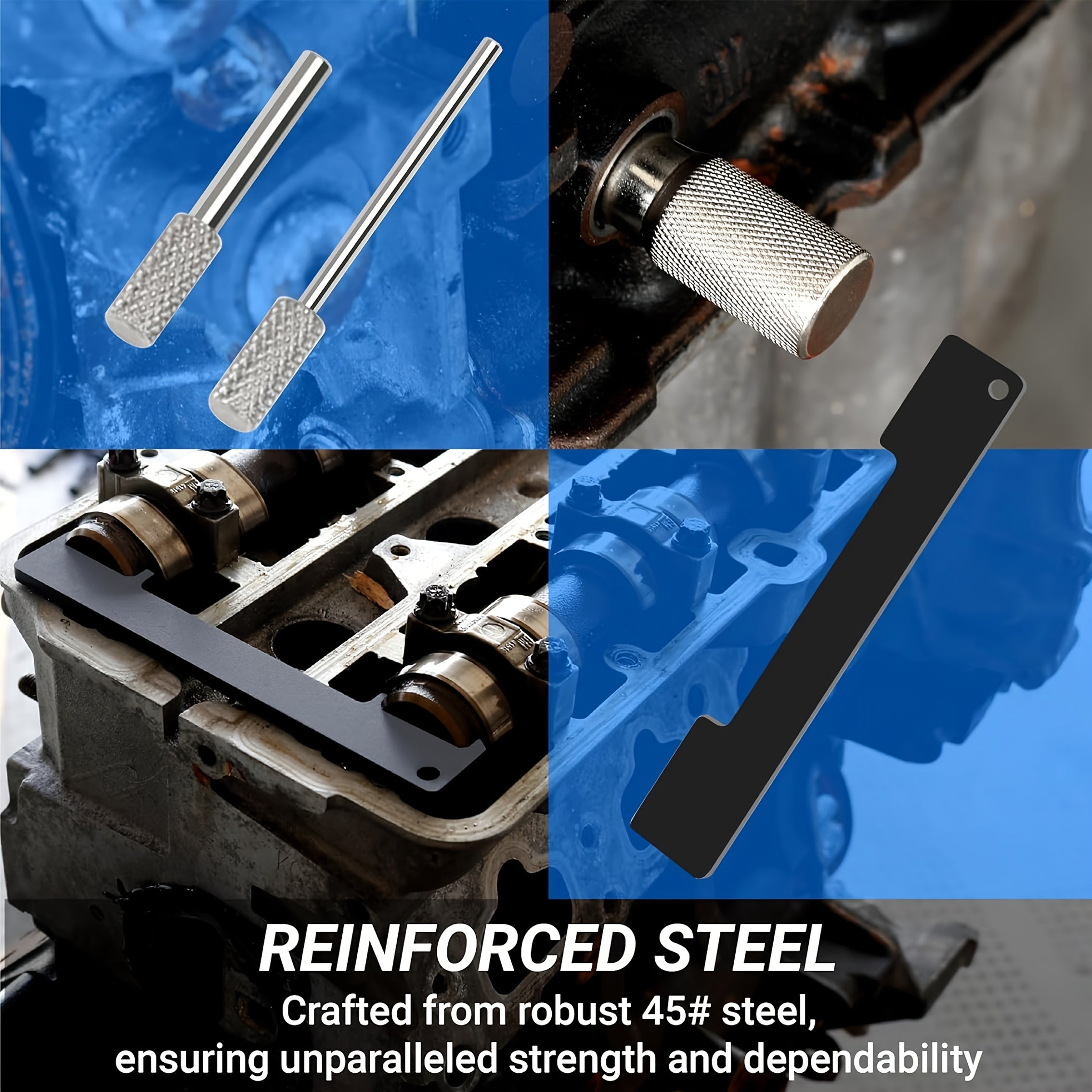 7pcs Engine Timing Tool Kit for Cars Camshaft Alignment Set Red Blue