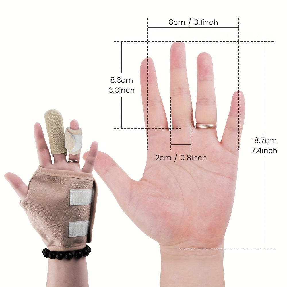 Набор для обертывания органического касторового масла для пальцев и рук, многоразовый, регулируемый