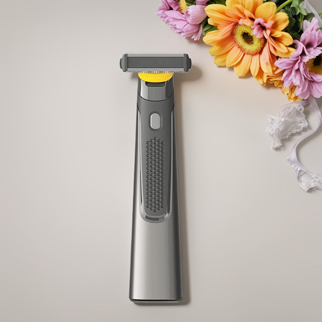 Men's Rechargeable Electric Shaver Trimmer with USB Charging and 3 Grooming Combs