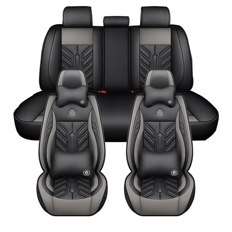 Avtomobil o‘rindigi qopqog‘i to‘liq PU charm bilan universal barcha mavsumlar uchun avtomobil ichki qismi