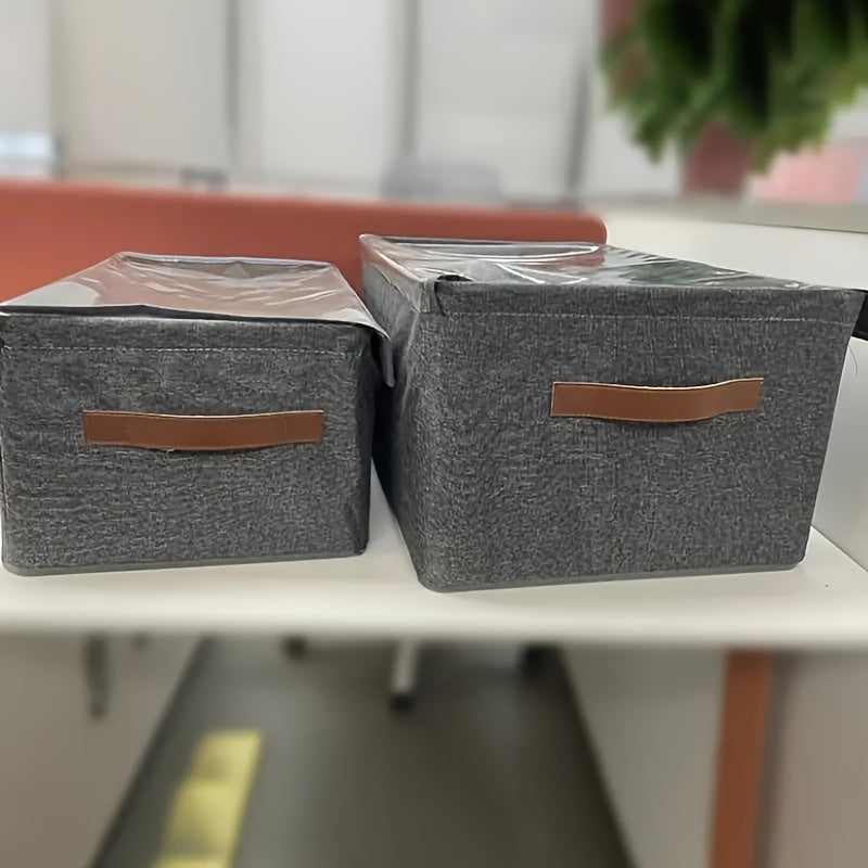 Mustahkam po'lat ramkali bardoshli kiyim saqlash qutisi - Polyesterdan tayyorlangan, shkaflar va talabalar xonalarini tartibga solish uchun ideal